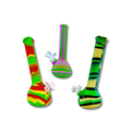 CBS1066 - 35 CM Silicon Straight Shooter Bong  - Assorted Colours