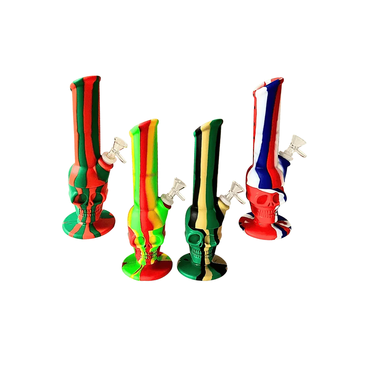 CBS 1068 - 26 CM Silicon Skull Chamber Bong