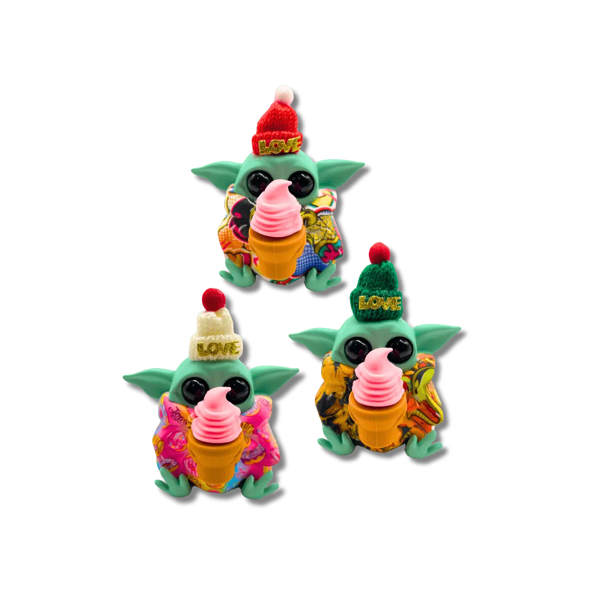 CBS1078 - 12 CM Silicon Baby Yoda Love Rig with Toque