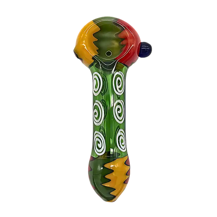 CG-718 = Glass Inside-Out Hand Pipe (Pack of 4)