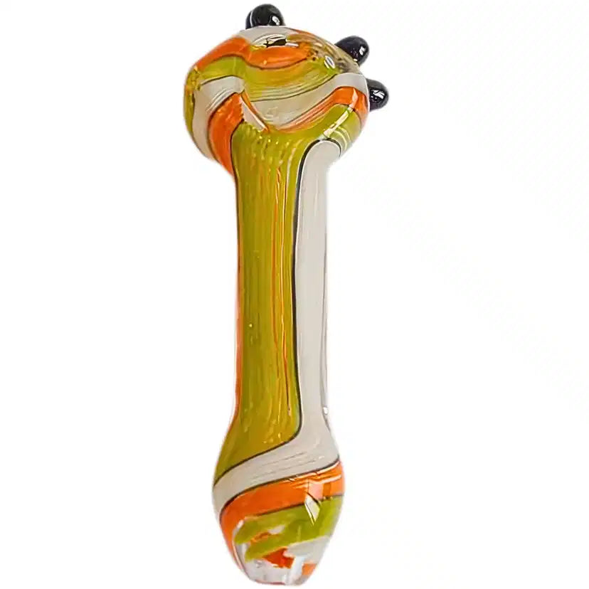 CG-733 = Glass Inside-Out Hand Pipe - Pack of 4
