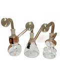Clear Designed Oil Glass Bong - Assorted
