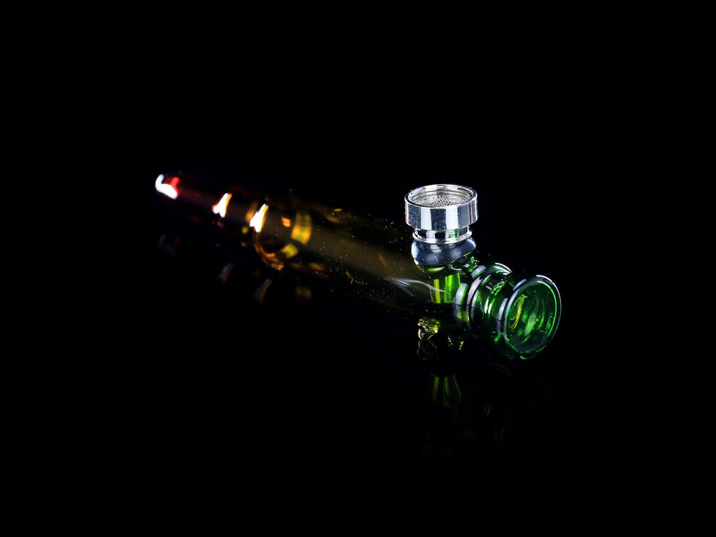 Glass Pipe – Metal Top – Design B – 24pcs/box