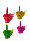 G2572912 Middle Finger Glass Water Pipe