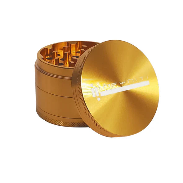 4 Piece Infyniti Brand Aluminum Grinder - GOLD(GR1063GD4)