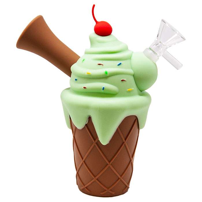 Ice Cream Cone Silicone Pipe
