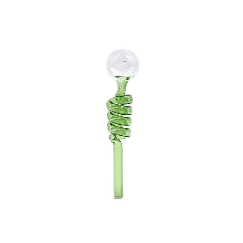 JD65 - 5.5″ Spiral Glass Bubble Pipe