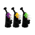 16 CM Silicone Space Monster Bong - Assorted Colors (H201C)