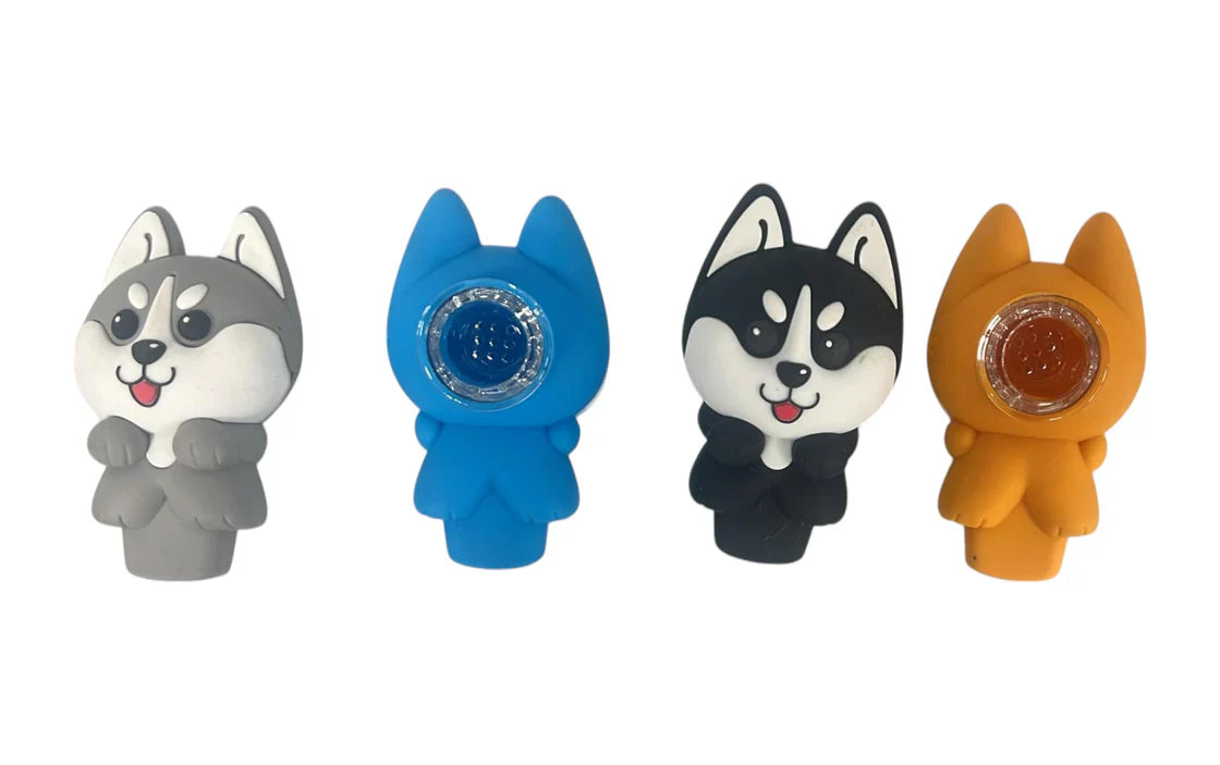 Silicon puppy pipe - 15pcs/Jar