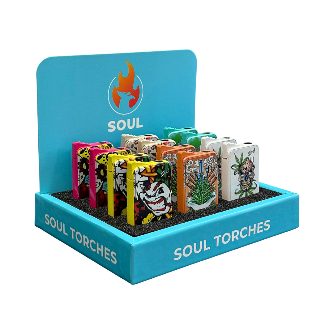 Soul 1805 Heavy Duty Torch Lighter (12CT)