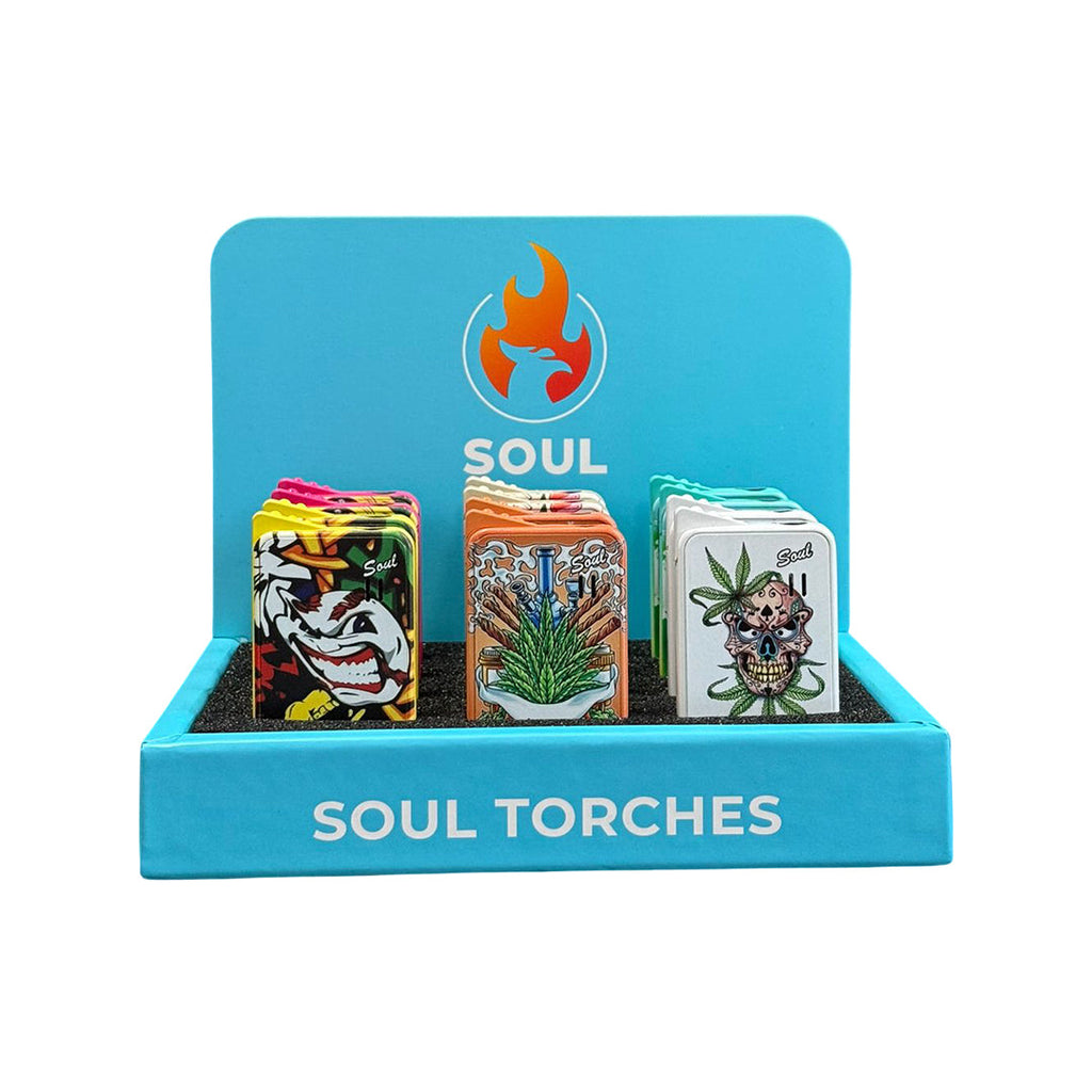 Soul 1805 Heavy Duty Torch Lighter (12CT)
