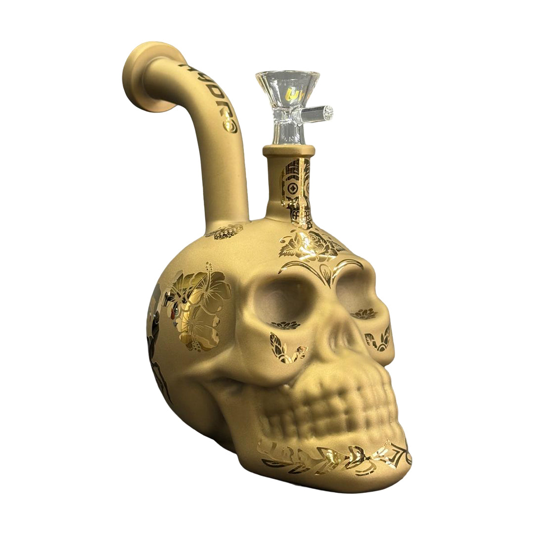 JDL 151 Anodized Skull Glass Bong