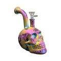JDL 151 Anodized Skull Glass Bong