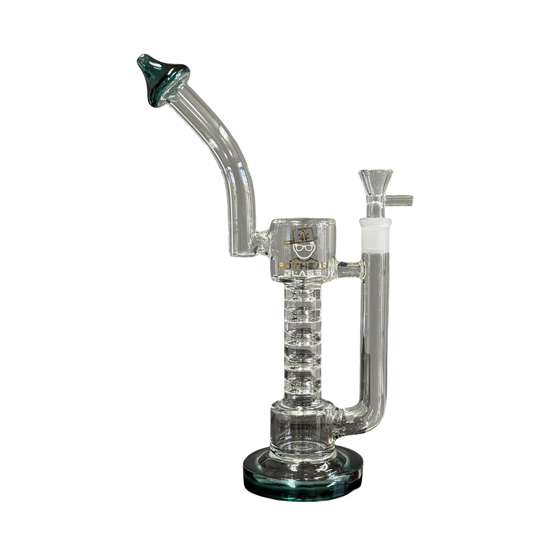 JDL 067 Twisted Mouth Glass Bong
