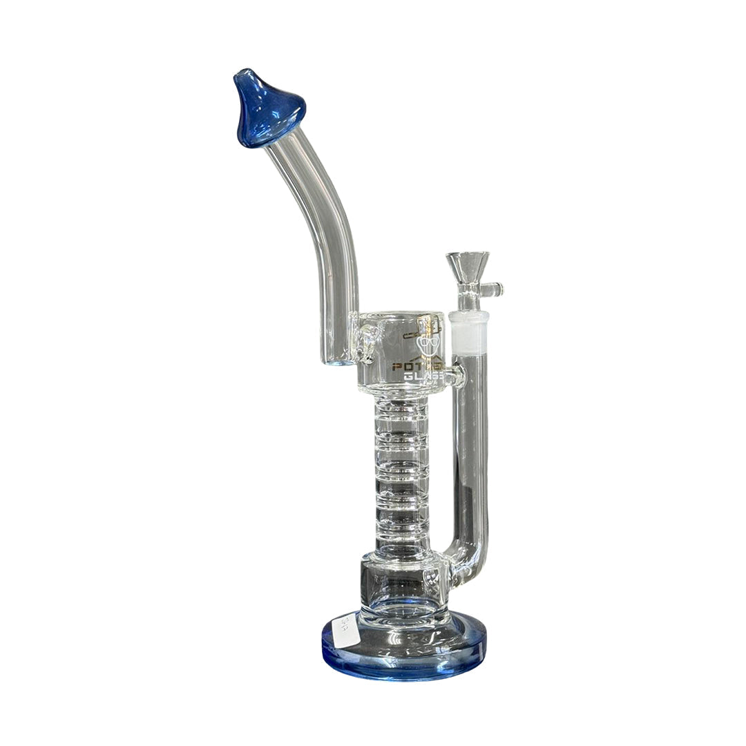 JDL 067 Twisted Mouth Glass Bong