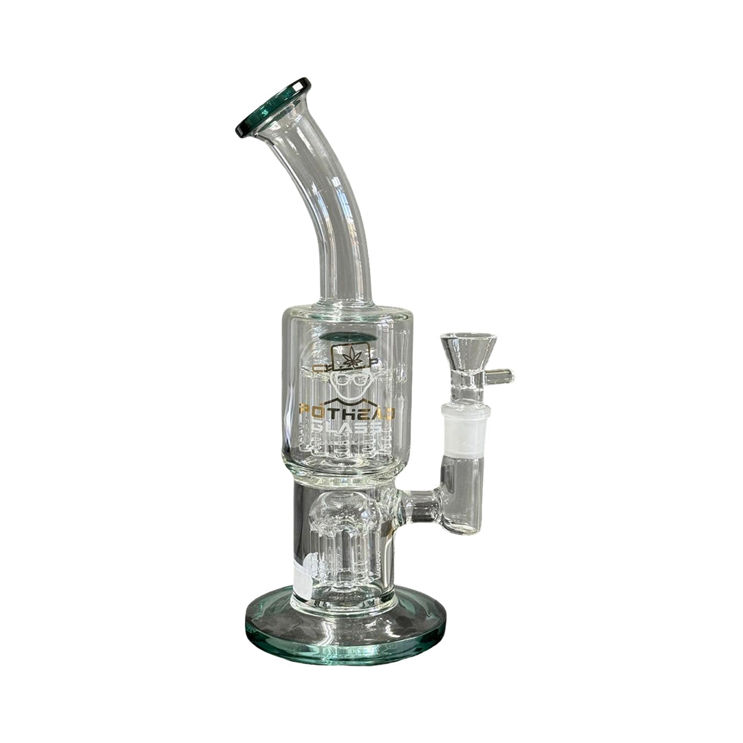 JDL 083 Double Percolator Glass bong