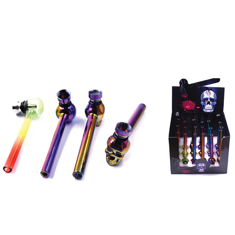 JDL3029-Tobacco Pipe Rainbow Finish (24pcs/display)