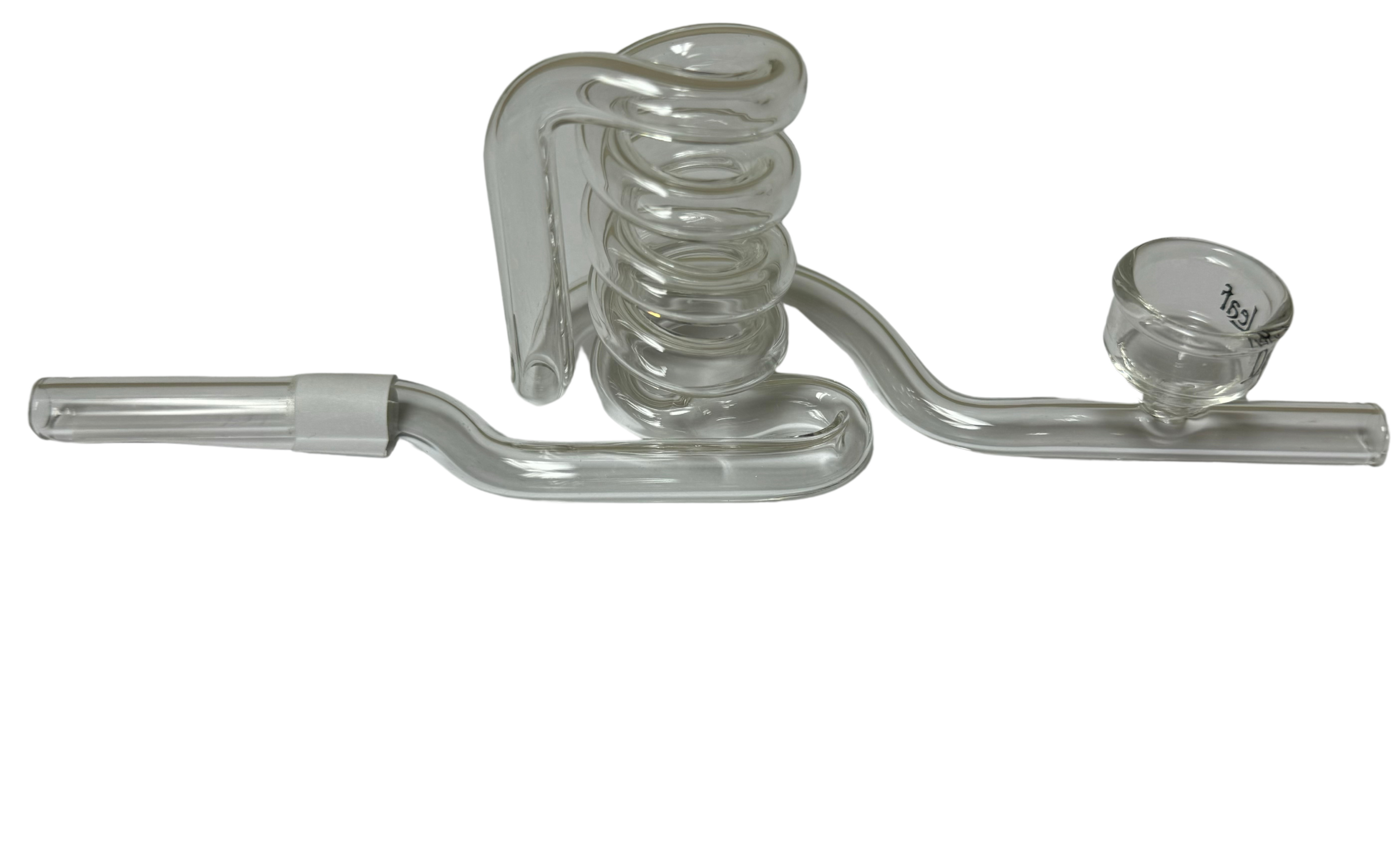 K-14 = Clear Glass Coil Pipe