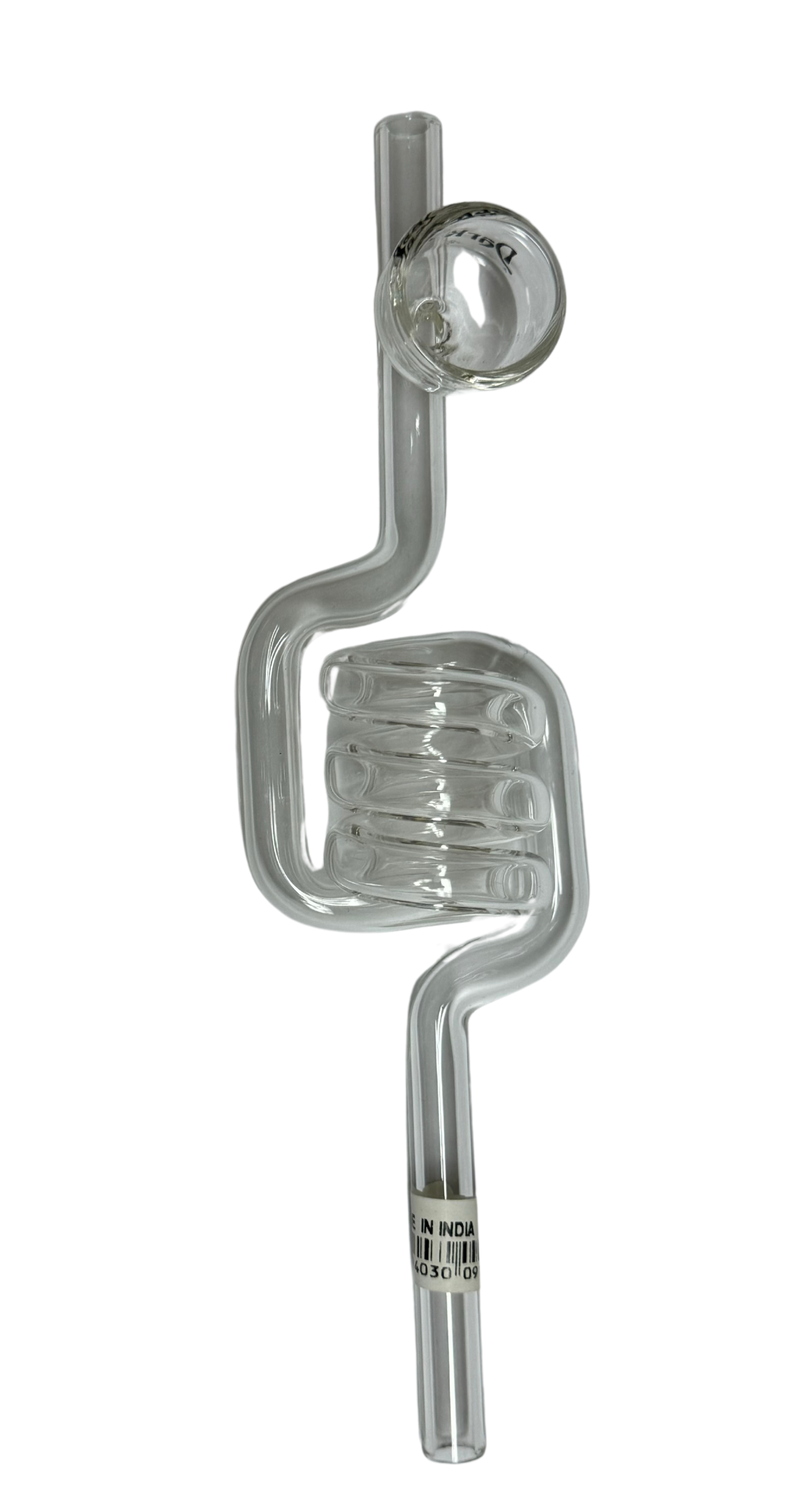 K-18 = Clear Glass Coil Pipe