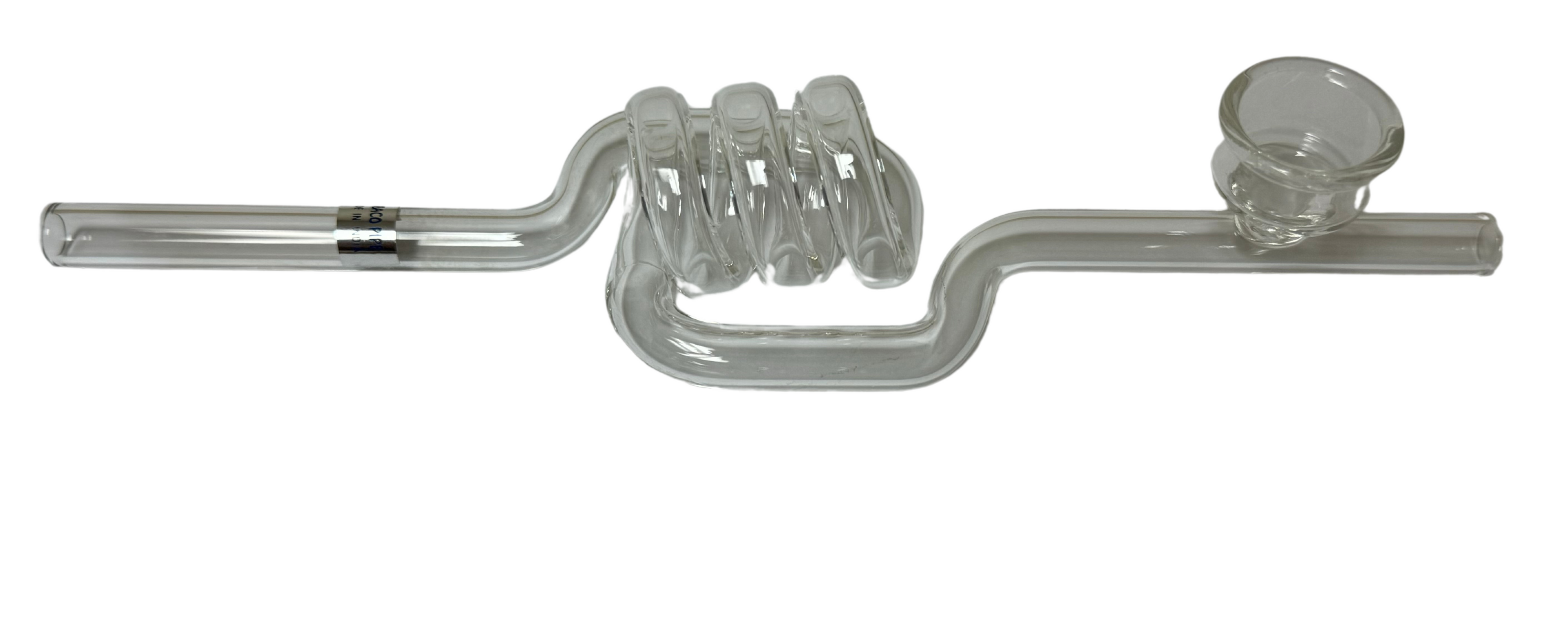 K-66 = Clear Glass Coil Pipe