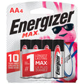 Energizer Max Alkaline Batteries AA 4ct