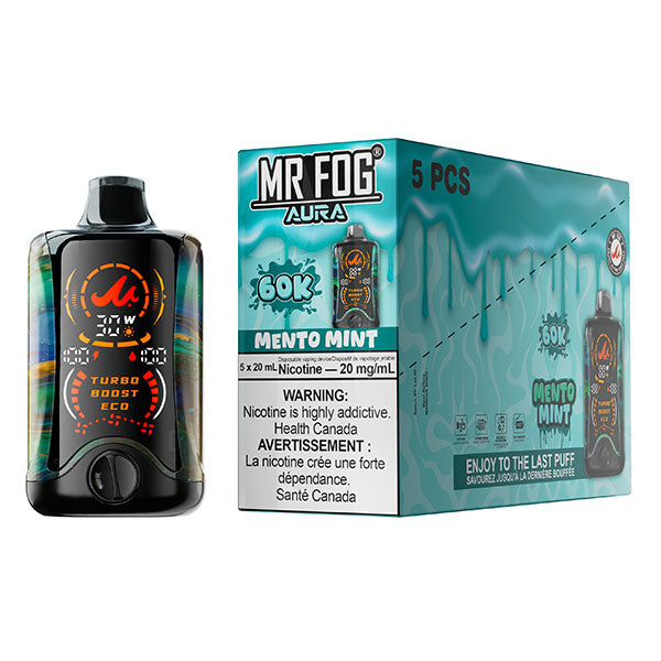 MR FOG AURA 60K Disposable - 5Pc/Carton = Alberta