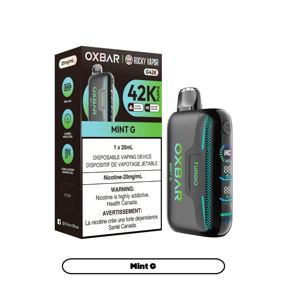 Oxbar G42K 20mg Disposable Vape (4pc/Carton) - Alberta