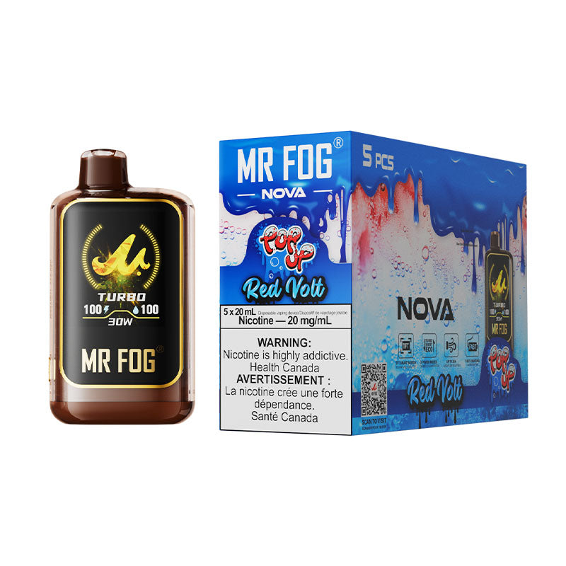Mr Fog Nova 36k Pop Up Series Disposable 5ct - Alberta