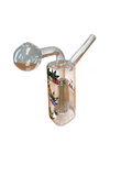 OBO-065 = Green Oil Glass Bong