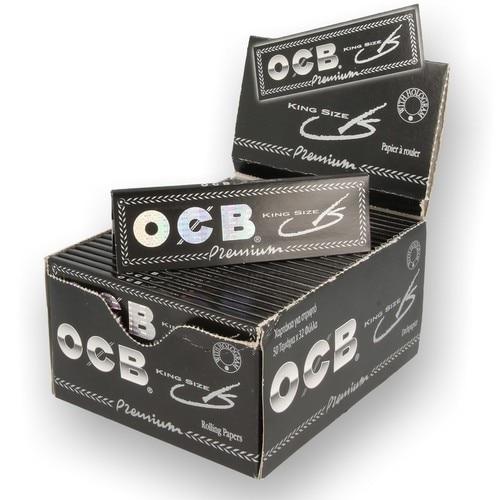 OCB Premium King Size Rolling Paper (Box of 50 Booklets)