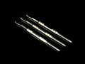 Stainless Steel 118mm  Long Dabber - Gold