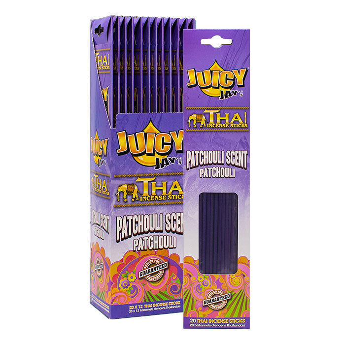 Juicy Jay's Incense Sticks Display Of 12
