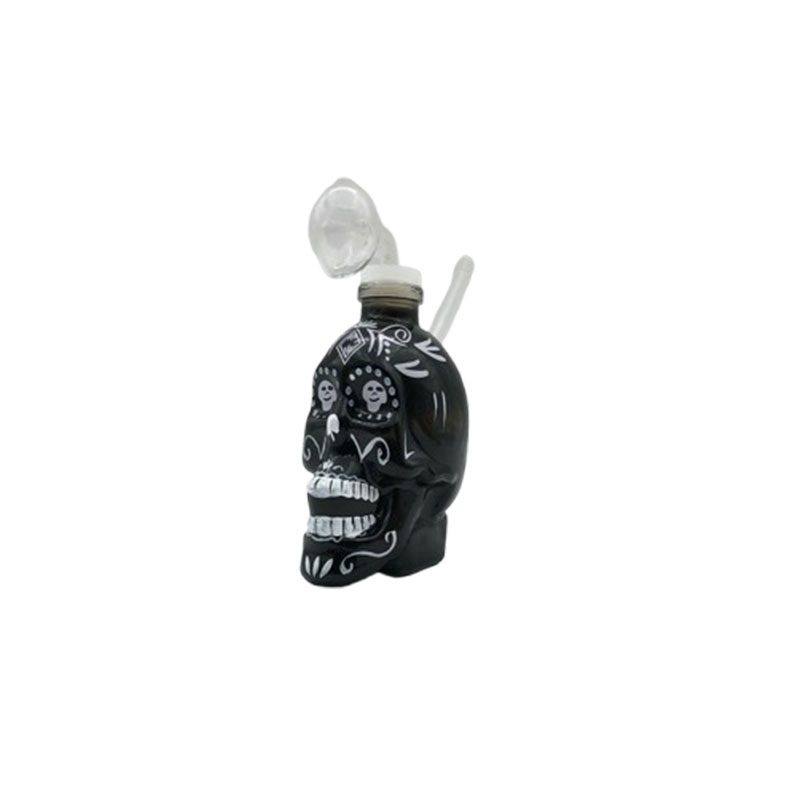 4″ Skull Glass Oil Bong