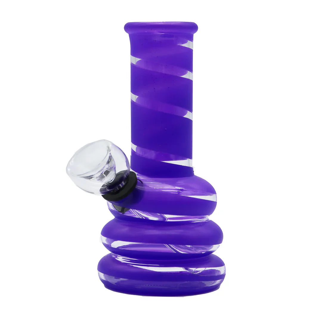 6" Bubble Stripe Water Pipe Bump Base (GP1414)