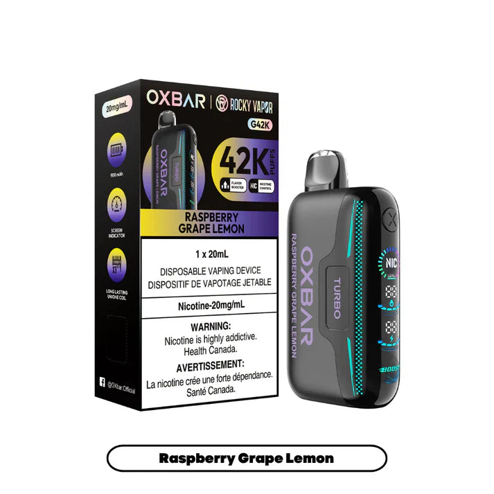 Oxbar G42K 20mg Disposable Vape (4pc/Carton) - Alberta