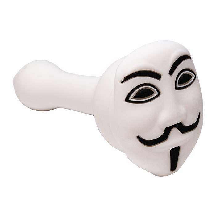 S552-Vendetta Silicone White Hand Pipe