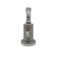 CB-971-RB = 9” Tall Sand Blasted Bong