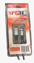 Spider- 10' Cable (USB - Type C) - 12CT
