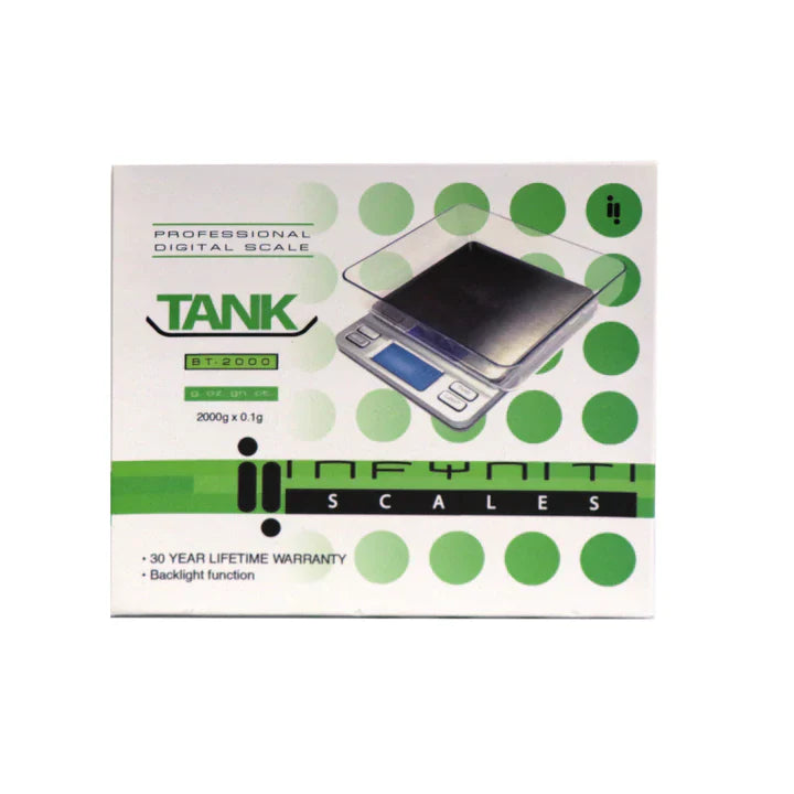 Infyniti Tank Digital Scale, 2000g x 0.1g