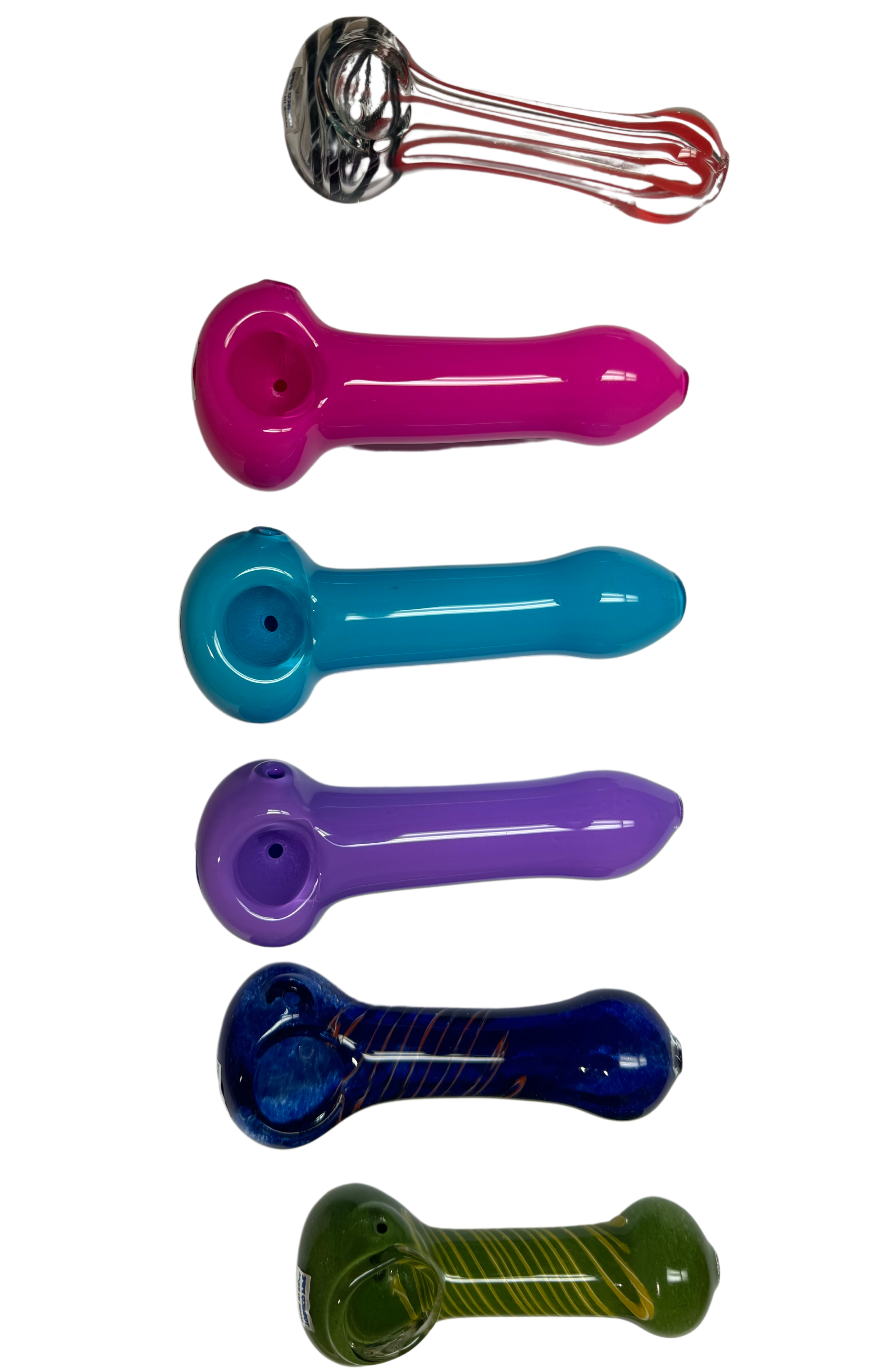 CGM-1 = 4" Inside Out Glass Pipe - Pack of 6