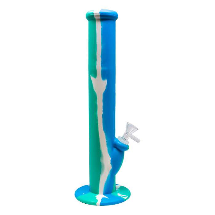 SRS415 - White 14 Inches Silicone Bong
