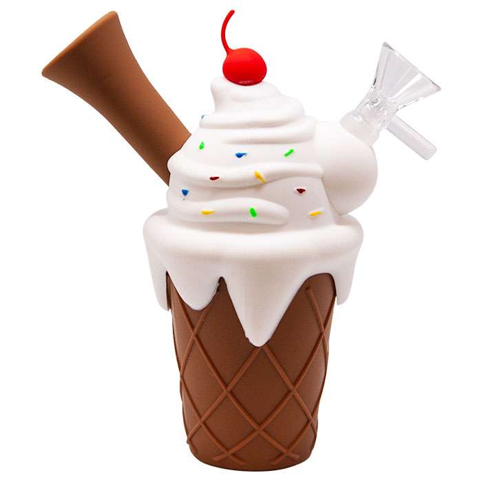 Ice Cream Cone Silicone Pipe