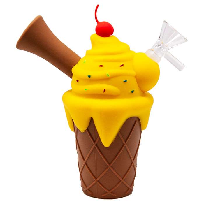 Ice Cream Cone Silicone Pipe