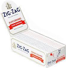 Zig Zag Rolling Papers - Single-Wide Size White Kut-Corners - 25CT