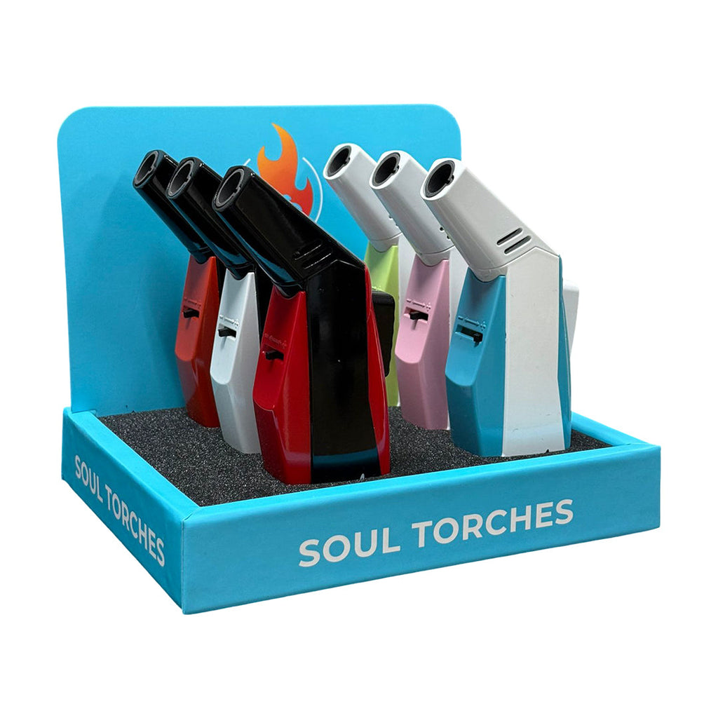 Soul Single Flame Torch Lighter (1817) – 6CT //