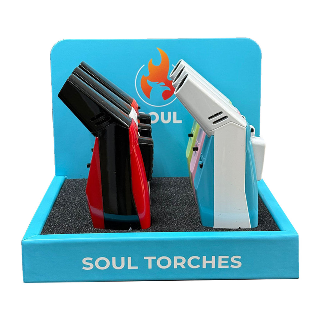 Soul Single Flame Torch Lighter (1817) – 6CT //