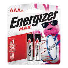 Energizer Max Alkaline Batteries AAA 2ct