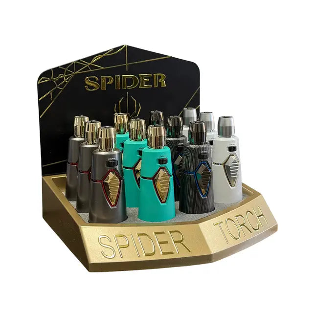 Sp- 211 Spider Torch Lighters - 12/Display
