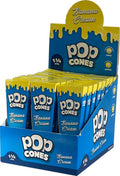 Pop 1 1/4 Pre-rolled Cones Banana Cream - 24ct