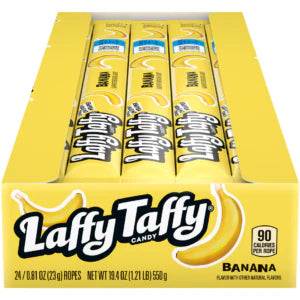 Laffy Taffy Rope 24CT - Banana